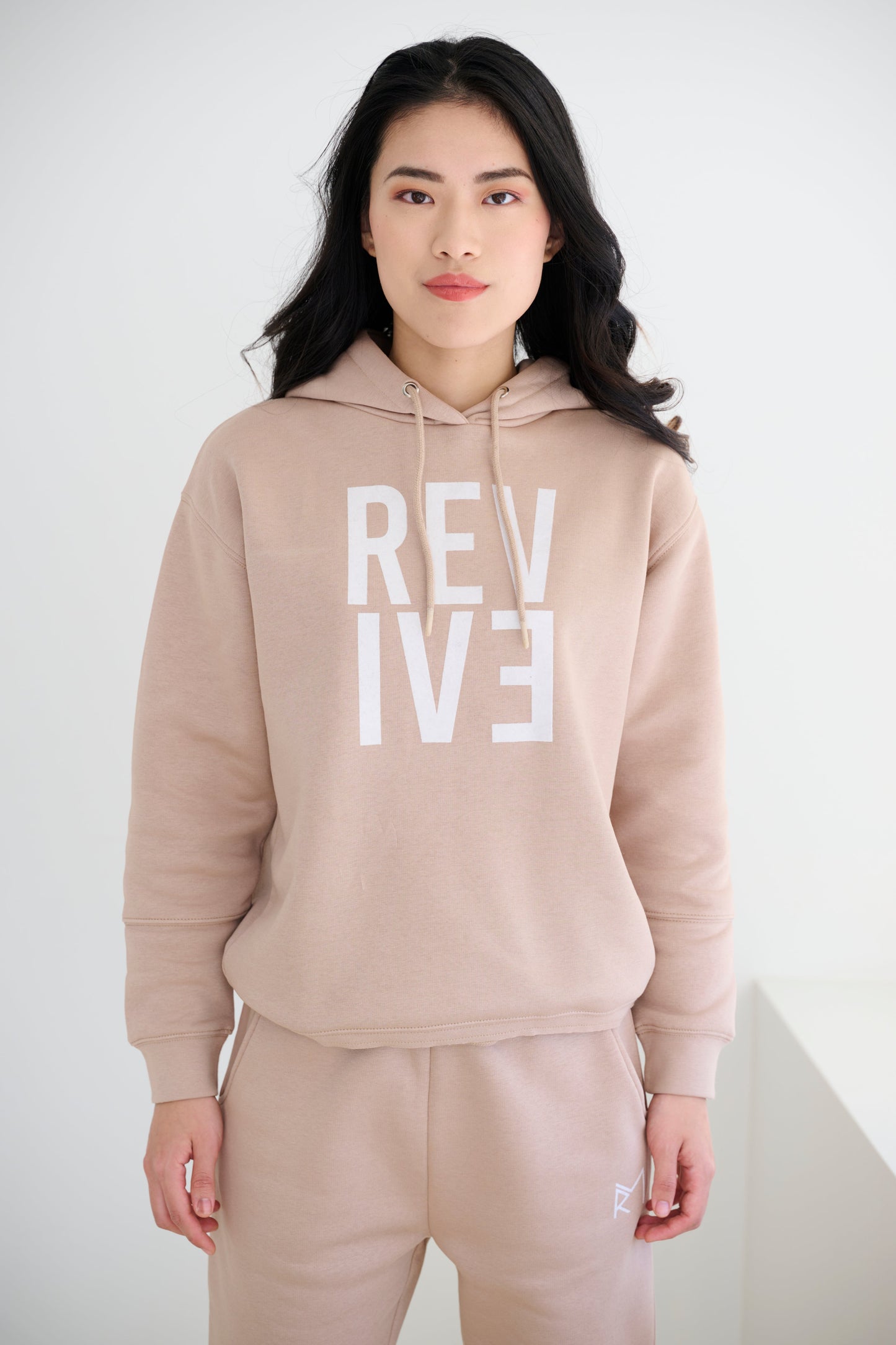 Hooded Sweatshirt - Taupe