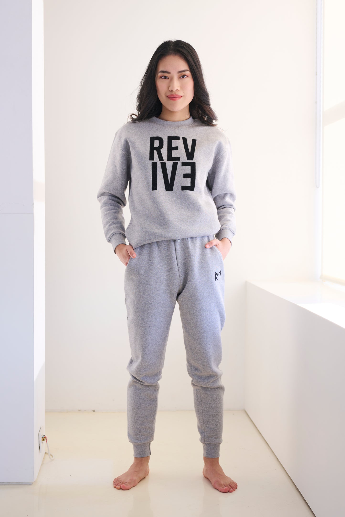 Classic Jogger - Heather Grey