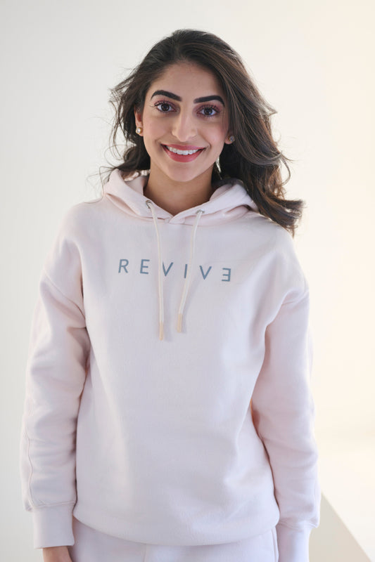Oversized Hoodie - Powder Pink